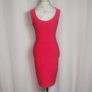 BCBG MAXAZRIA Red Berry Bodycon Cocktail Dress